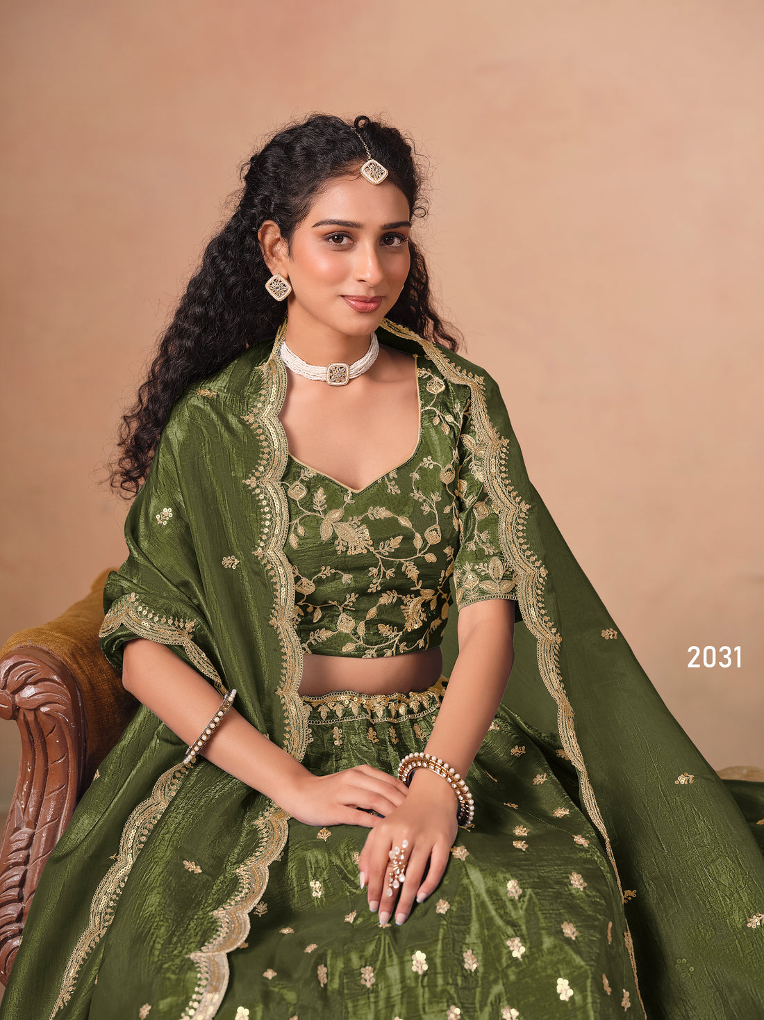 Traditional Embroidered Lehenga Choli with Dupatta Wedding Reception Bridal & Festive Wear Outfit