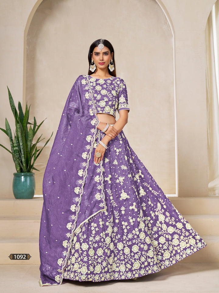 Bridal Wear Lehenga Choli | Heavy Embroidered Wedding Dress | Pakistani Bollywood Outfit