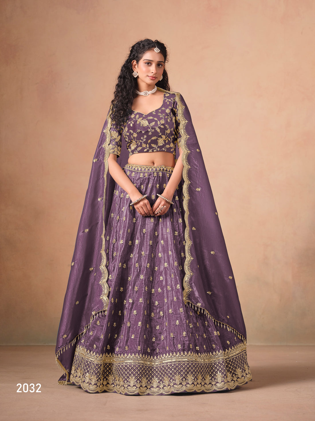 Traditional Embroidered Lehenga Choli with Dupatta Wedding Reception Bridal & Festive Wear Outfit