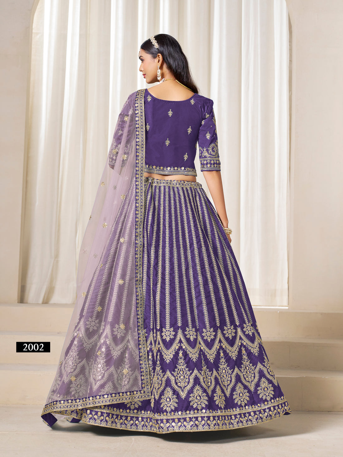 Heavy Work Bridal Lehenga Choli | Art Silk | Pakistani Style Indian Wedding Outfit