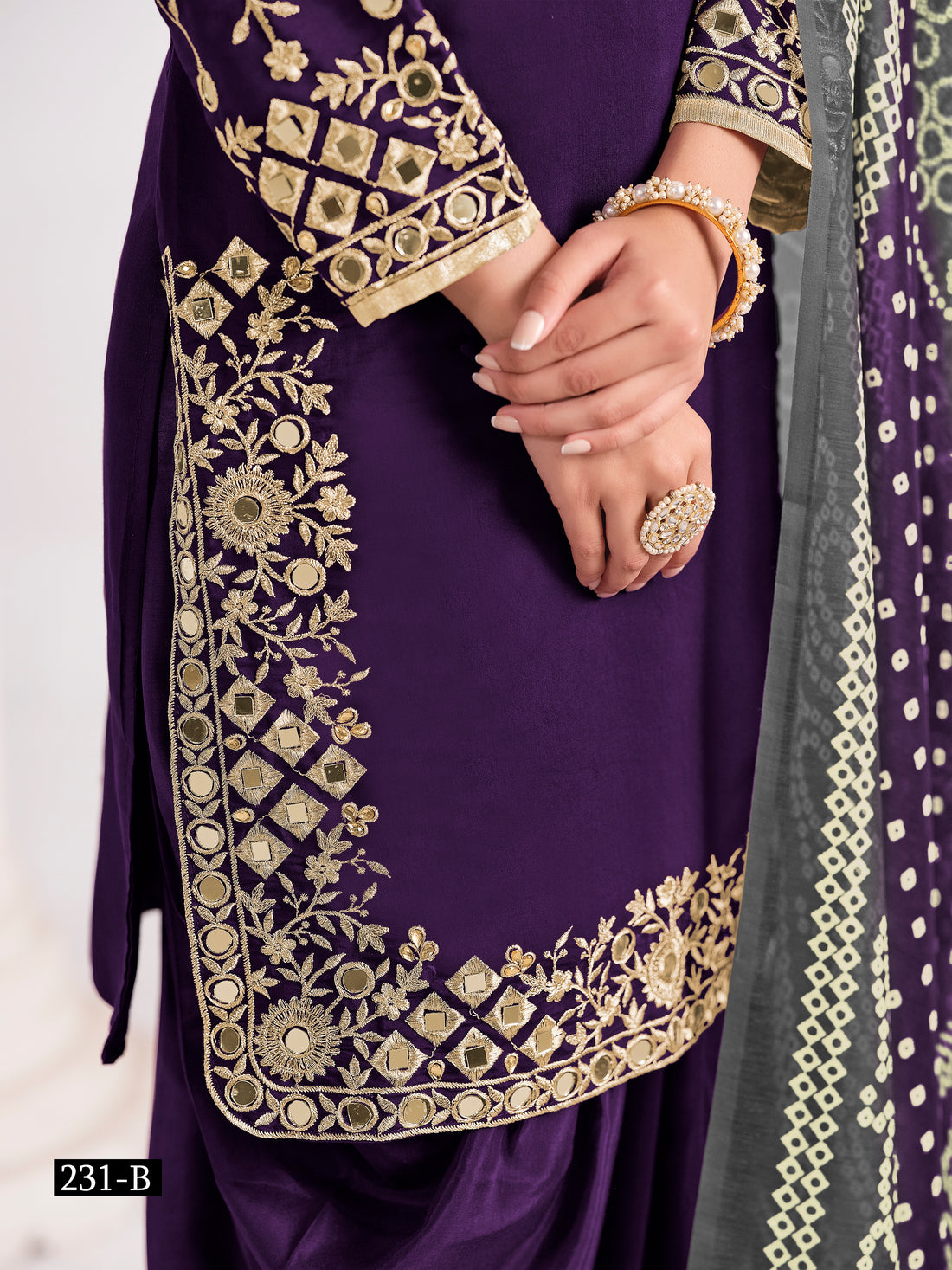 Designer Roman Silk Chanderi Silk Salwar Kameez Party Wear Outfit Bollywood Indian Ethnic Dress for Wedding & Festive Wear