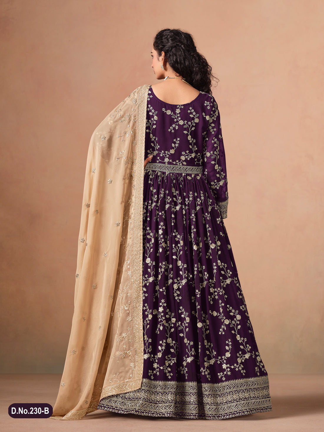Pakistani Style Bollywood Festive Wear Anarkali Dress | Designer Embroidered Long Gown Outfit for Wedding, Party & Reception