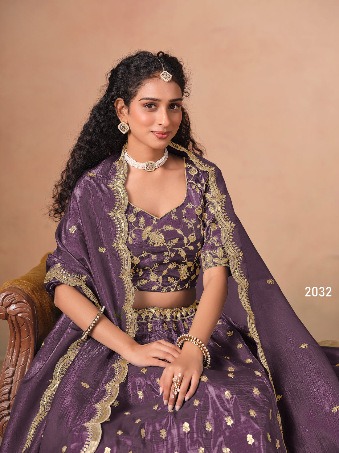 Traditional Embroidered Lehenga Choli with Dupatta Wedding Reception Bridal & Festive Wear Outfit