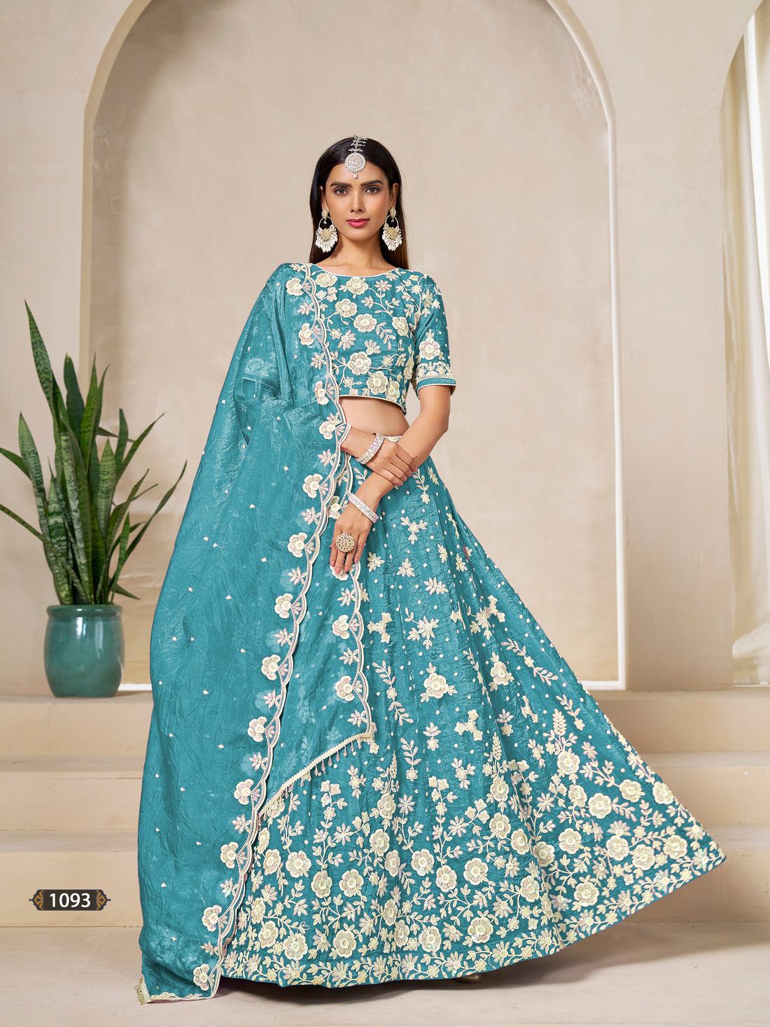 Bridal Wear Lehenga Choli | Heavy Embroidered Wedding Dress | Pakistani Bollywood Outfit