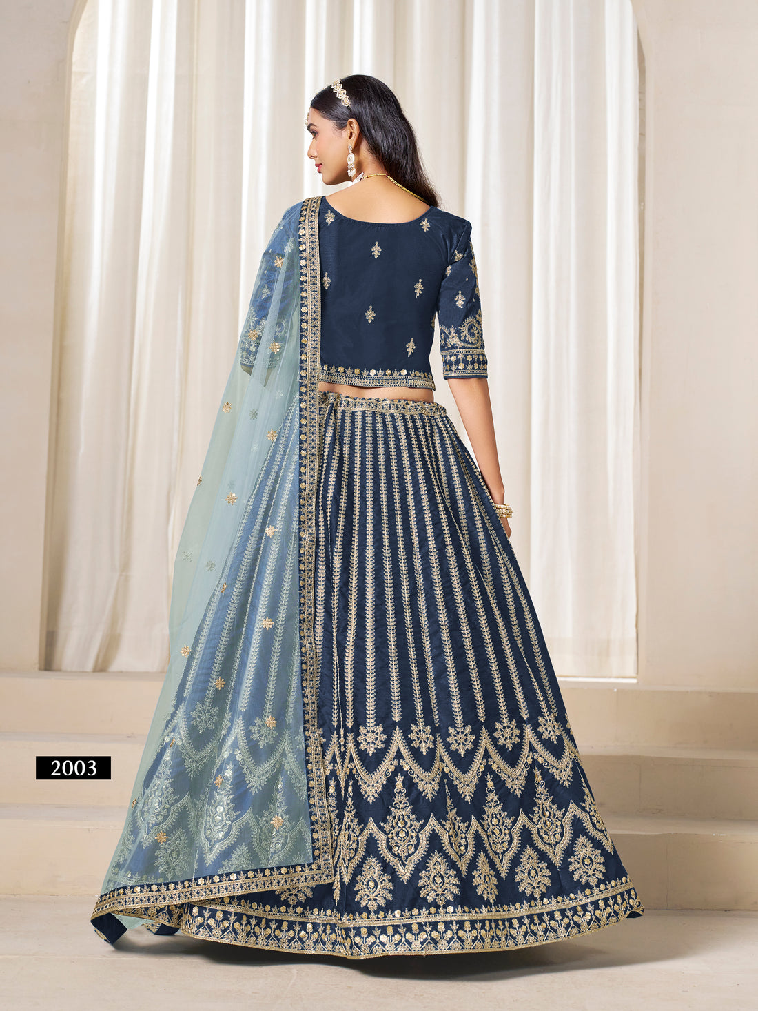 Heavy Work Bridal Lehenga Choli | Art Silk | Pakistani Style Indian Wedding Outfit