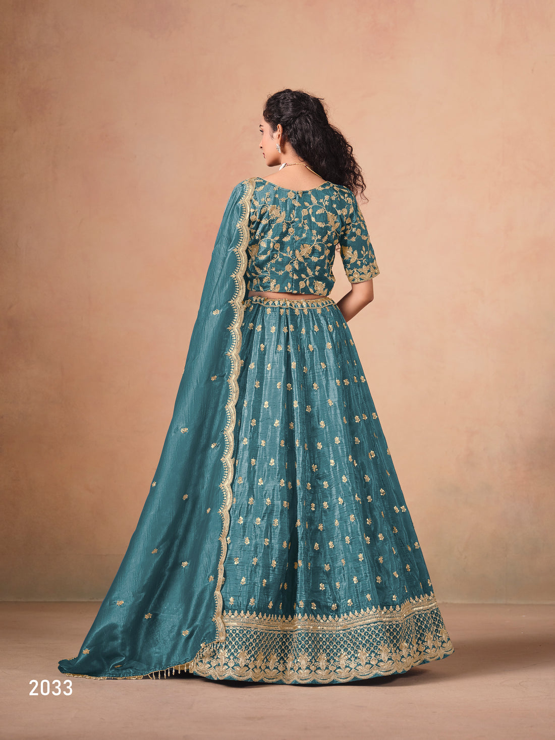 Traditional Embroidered Lehenga Choli with Dupatta Wedding Reception Bridal & Festive Wear Outfit