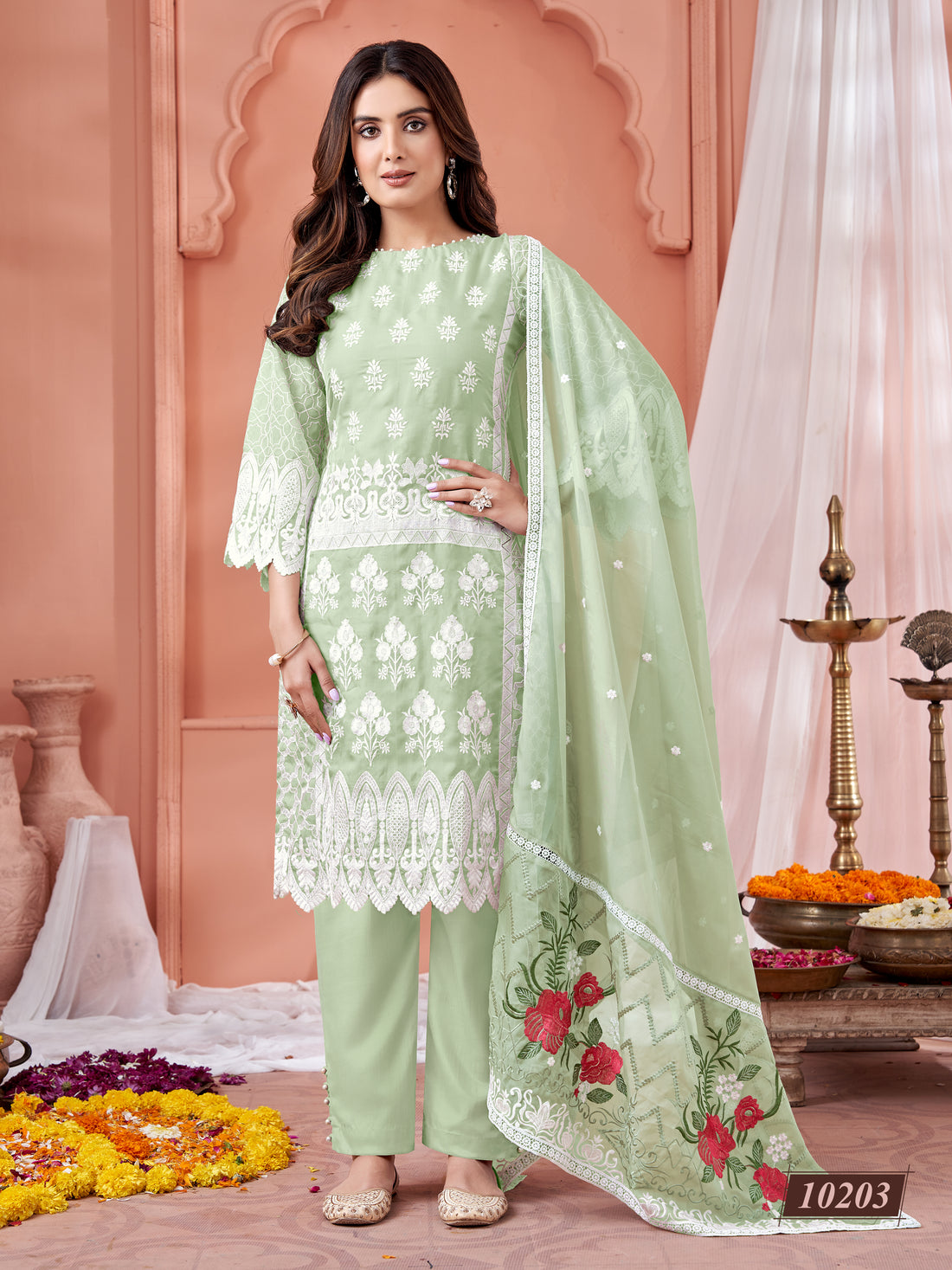 Wedding Wear Designer Salwar Suit with Dupatta Bollywood Indian Festive Dress