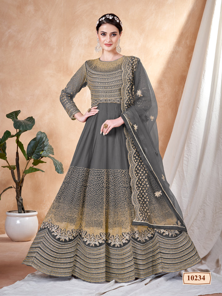 Designer Party Wear Indian Pakistani Anarkali Wedding Salwar Kameez Dress Suit