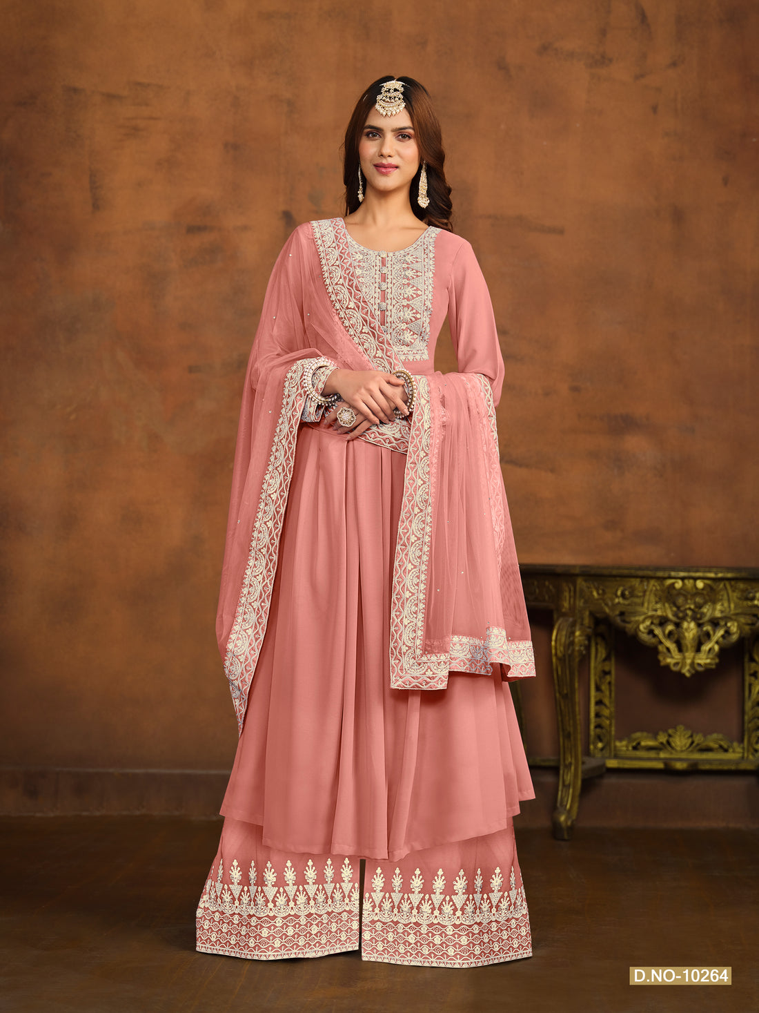 Straight Wedding Party Wear Salwar Kameez Indian Kurti Palazzo Dupatta For Eid