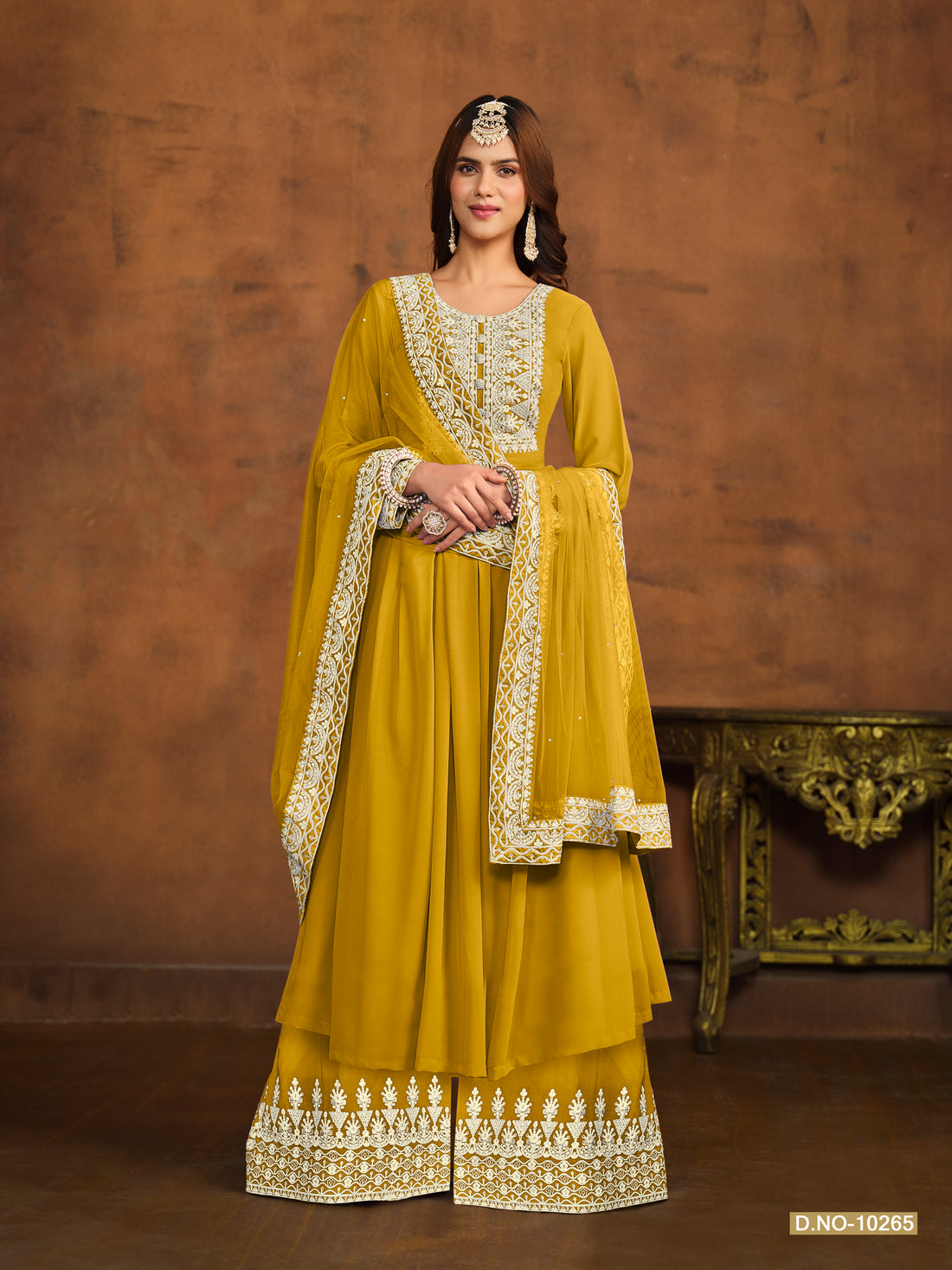 Straight Wedding Party Wear Salwar Kameez Indian Kurti Palazzo Dupatta For Eid