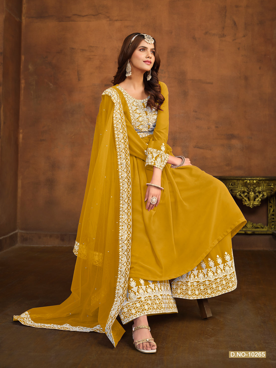 Straight Wedding Party Wear Salwar Kameez Indian Kurti Palazzo Dupatta For Eid