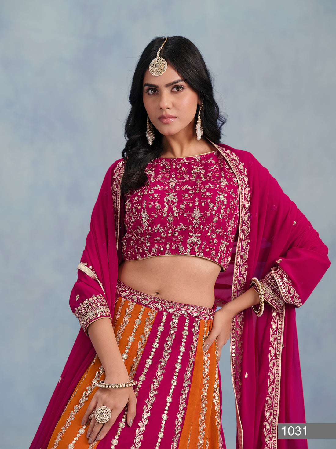 New Georgette Lehenga Choli | Designer Pakistani Bollywood Festive Wear Choli