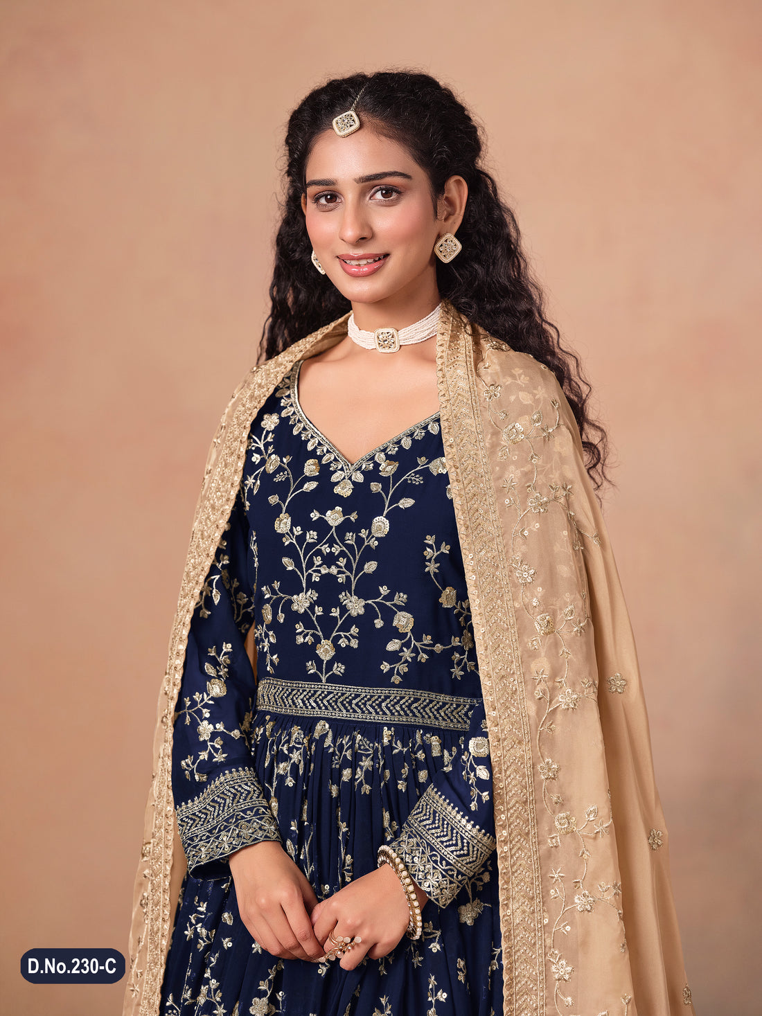 Pakistani Style Bollywood Festive Wear Anarkali Dress | Designer Embroidered Long Gown Outfit for Wedding, Party & Reception