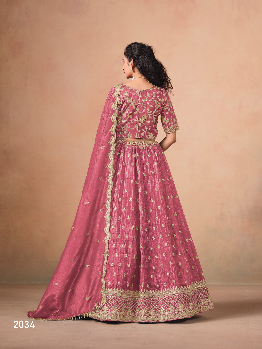 Traditional Embroidered Lehenga Choli with Dupatta Wedding Reception Bridal & Festive Wear Outfit