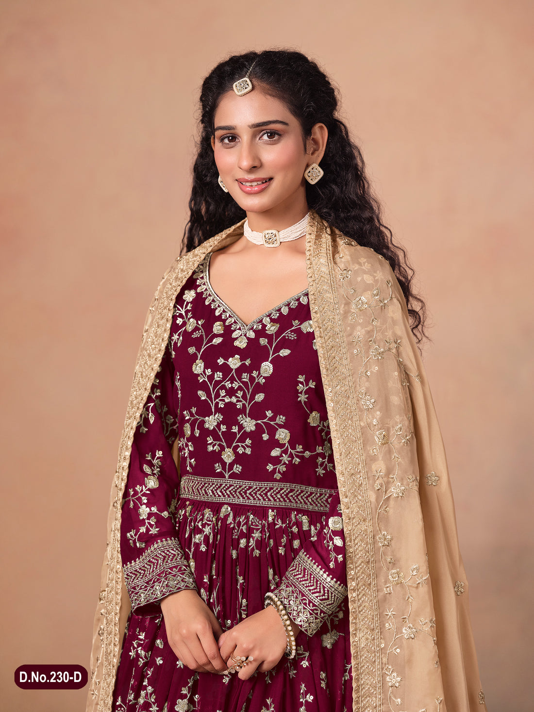 Pakistani Style Bollywood Festive Wear Anarkali Dress | Designer Embroidered Long Gown Outfit for Wedding, Party & Reception