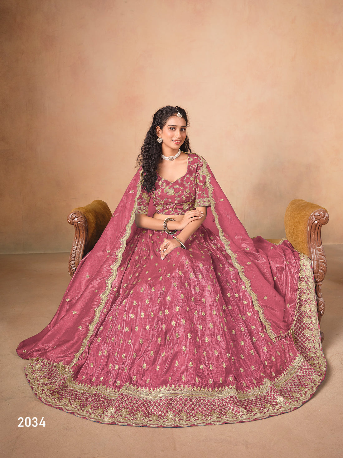 Traditional Embroidered Lehenga Choli with Dupatta Wedding Reception Bridal & Festive Wear Outfit