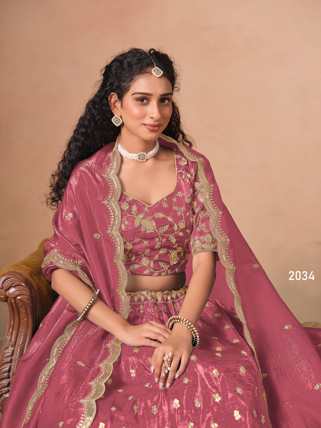 Traditional Embroidered Lehenga Choli with Dupatta Wedding Reception Bridal & Festive Wear Outfit