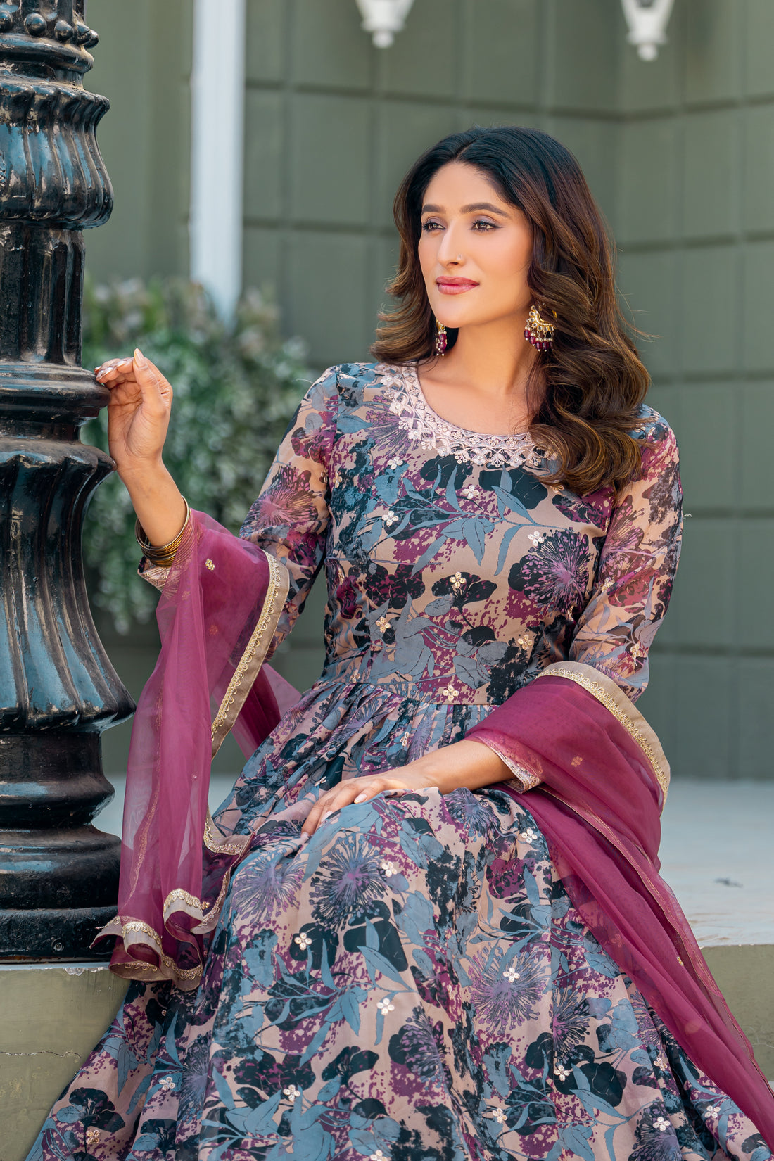 Bollywood Inspired Anarkali Dress with Dupatta – Wedding & Festive Collection