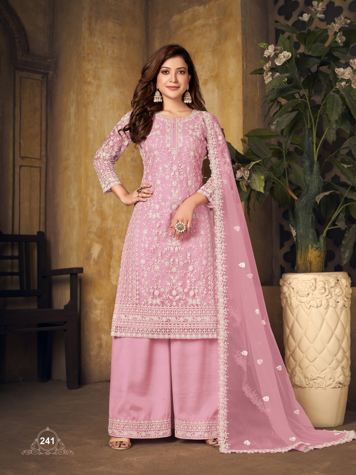 Indian Beautiful Salwar Kameez Dresses Pakistani Style Heavy Worked Plazzo Suits