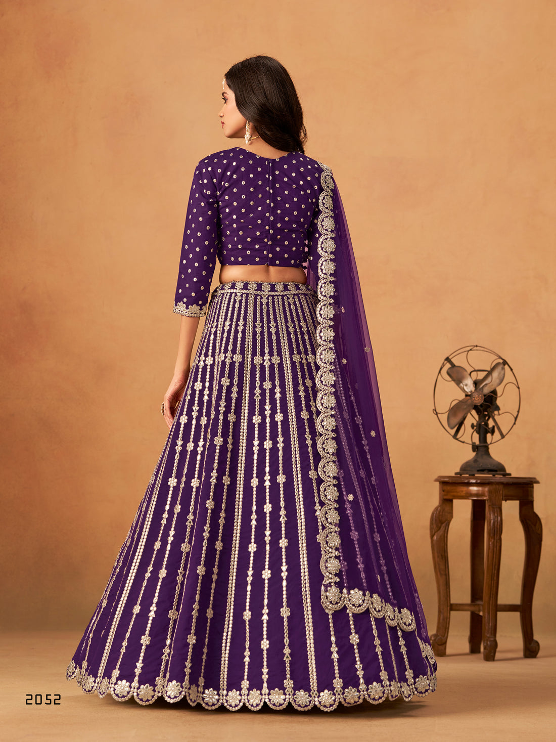 Ethnic Art Silk Lehenga Choli Bridal Party Pakistani Style Bollywood Festive Wear Outfit