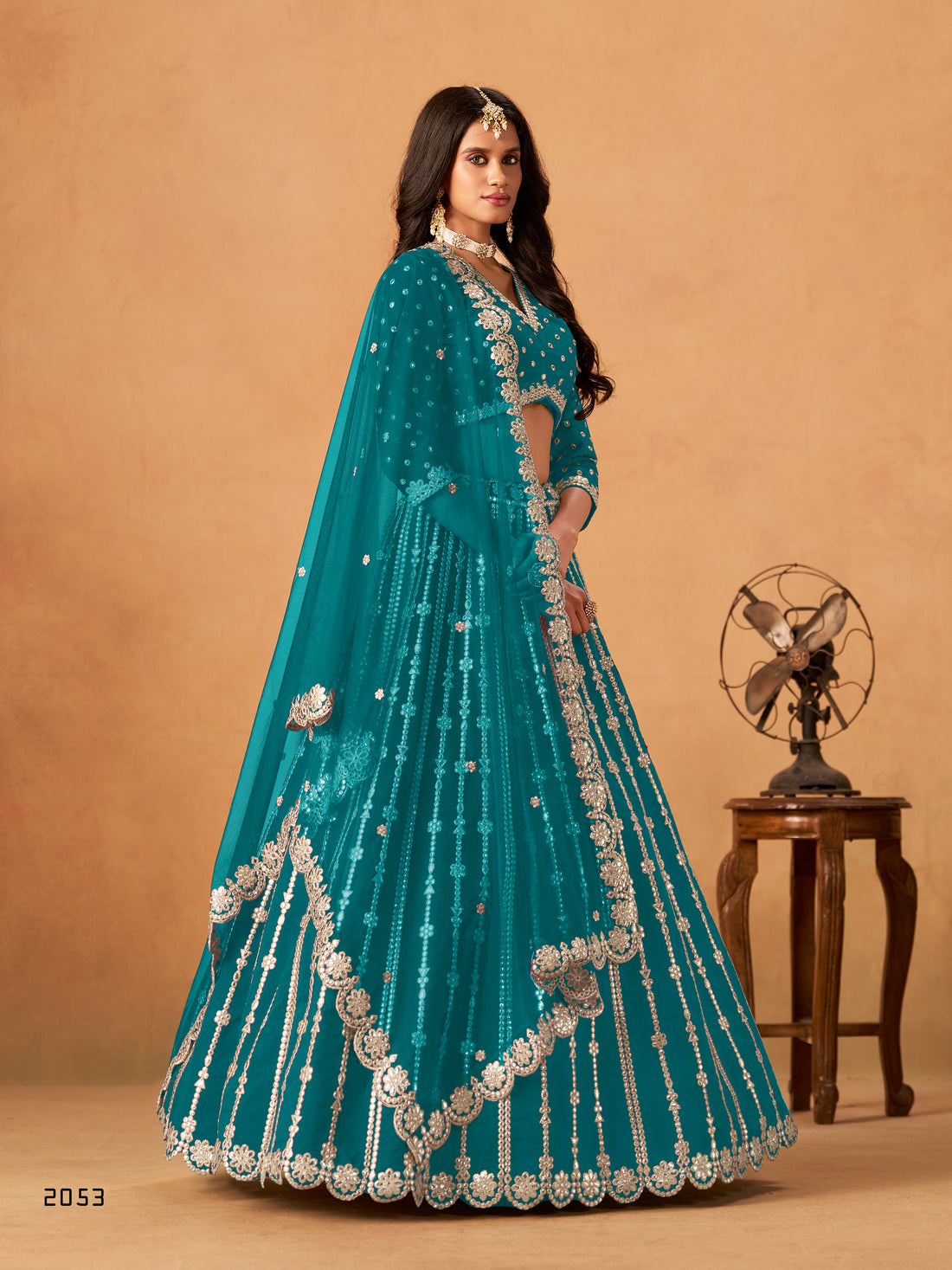 Ethnic Art Silk Lehenga Choli Bridal Party Pakistani Style Bollywood Festive Wear Outfit