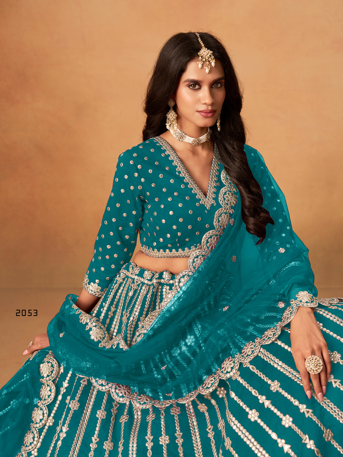 Ethnic Art Silk Lehenga Choli Bridal Party Pakistani Style Bollywood Festive Wear Outfit