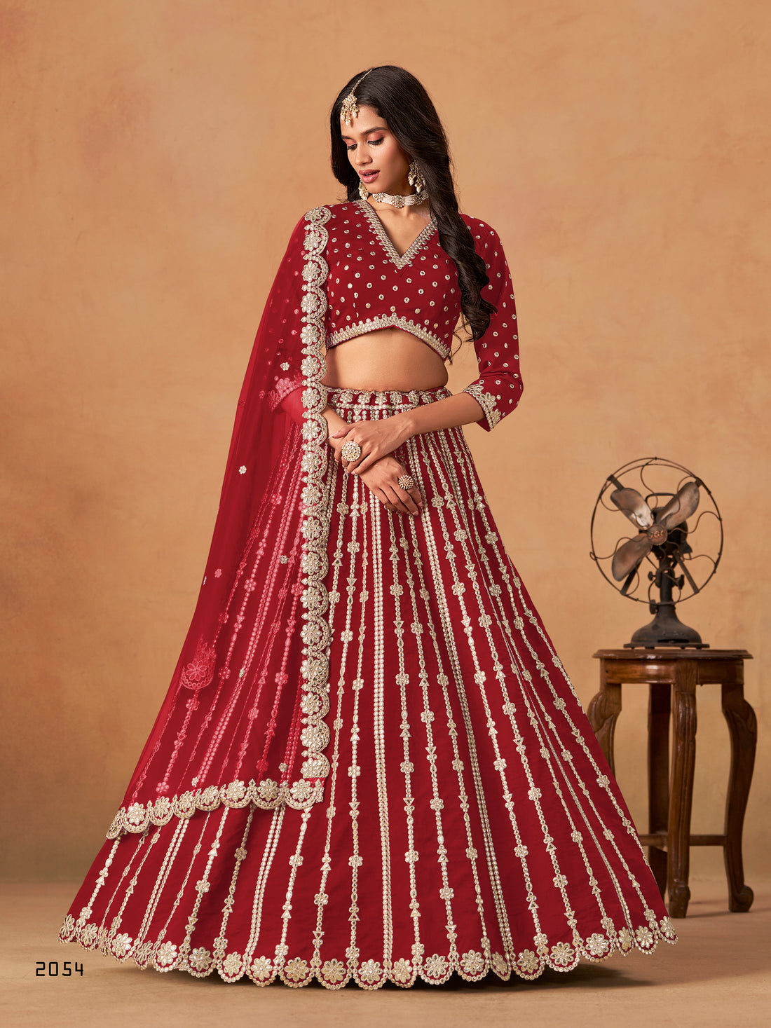 Ethnic Art Silk Lehenga Choli Bridal Party Pakistani Style Bollywood Festive Wear Outfit