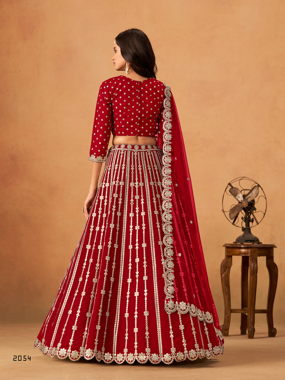Ethnic Art Silk Lehenga Choli Bridal Party Pakistani Style Bollywood Festive Wear Outfit