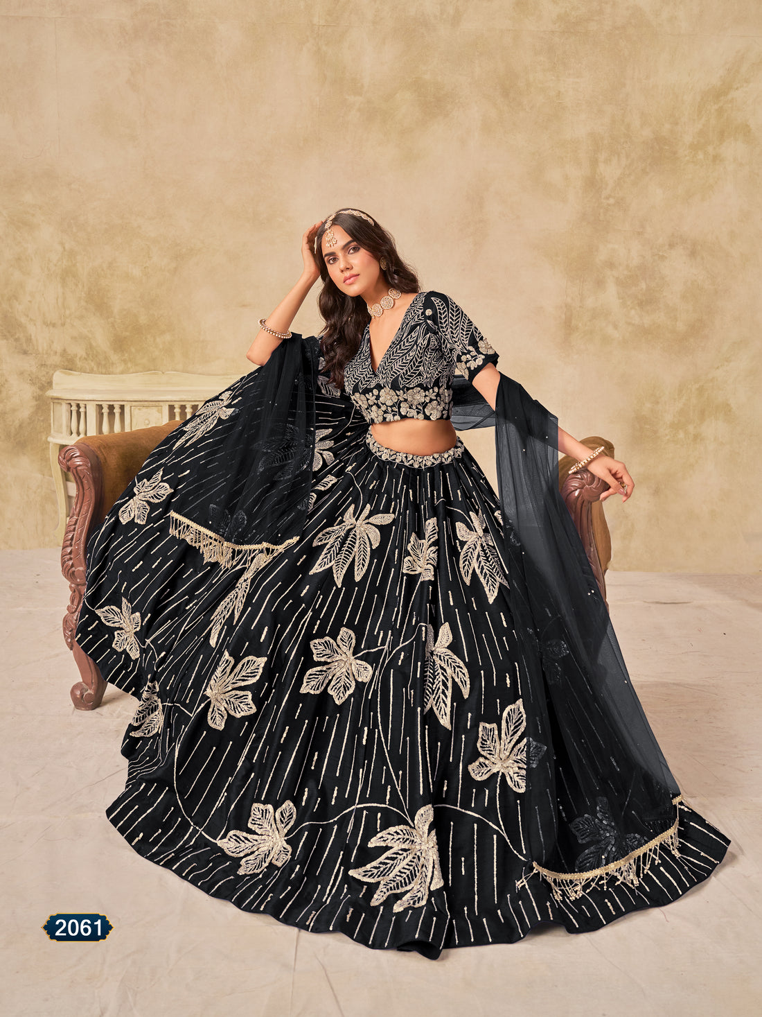 Stylish Pakistani Style Bollywood Festive Wear Art Silk Lehenga Choli  Designer Embroidered Ethnic Dress