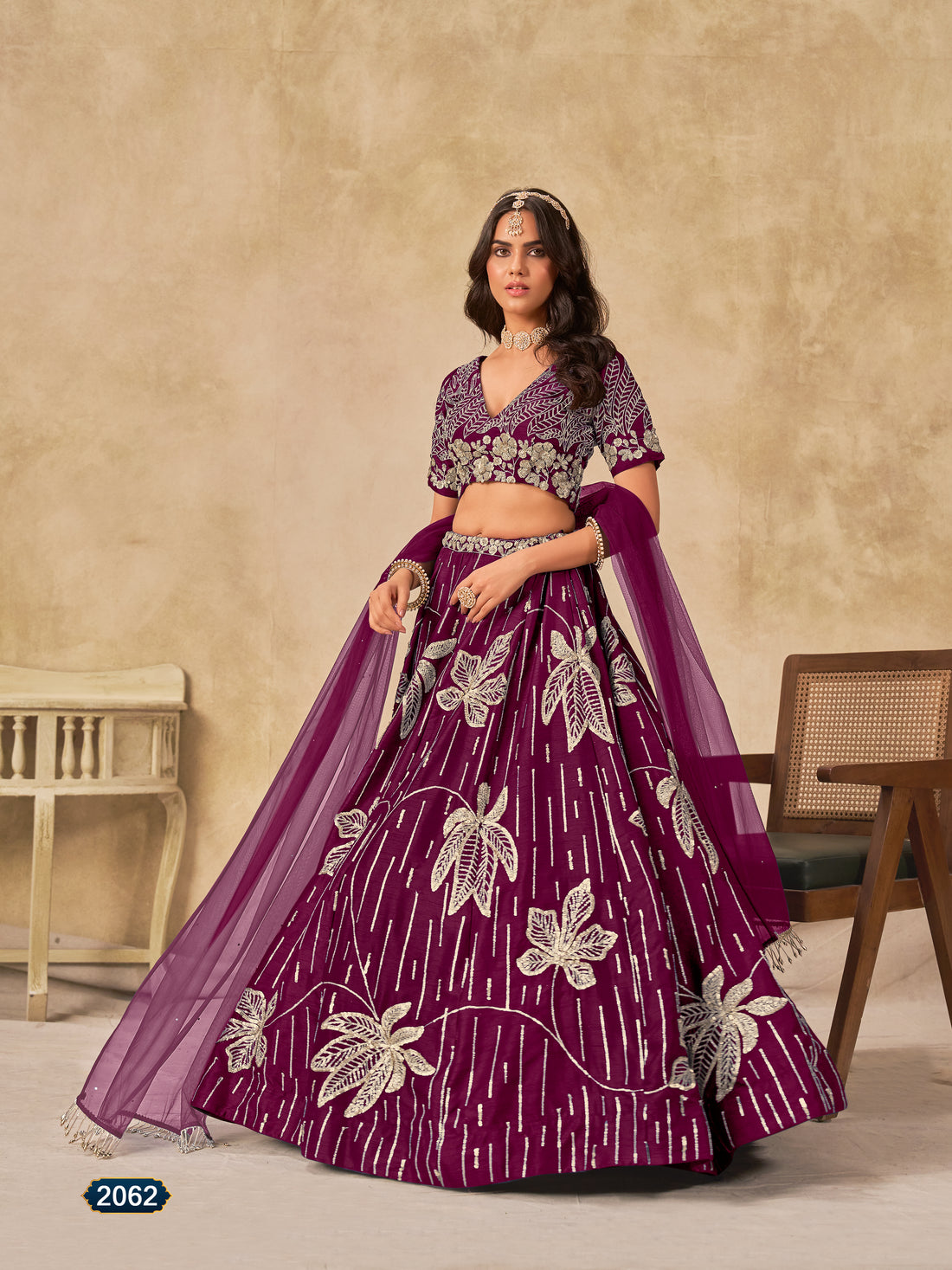 Stylish Pakistani Style Bollywood Festive Wear Art Silk Lehenga Choli  Designer Embroidered Ethnic Dress