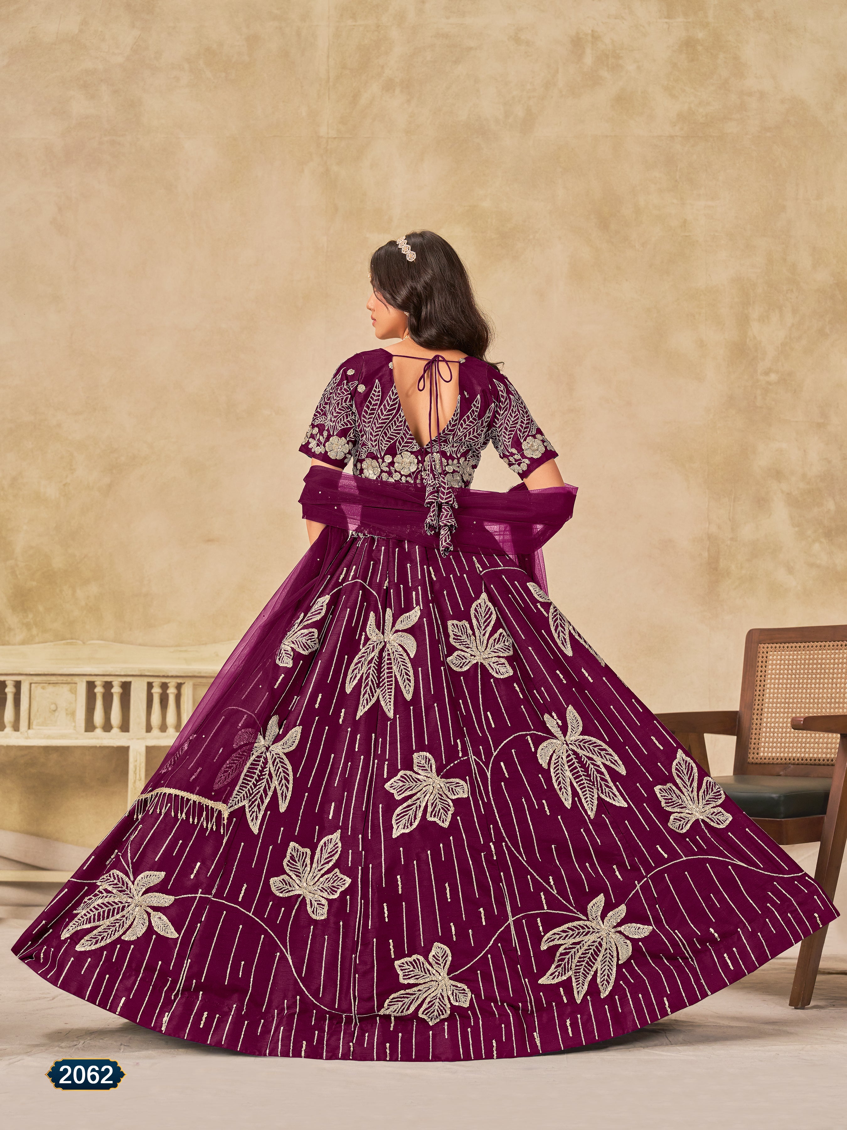 Stylish Pakistani Style Bollywood Festive Wear Art Silk Lehenga Choli  Designer Embroidered Ethnic Dress