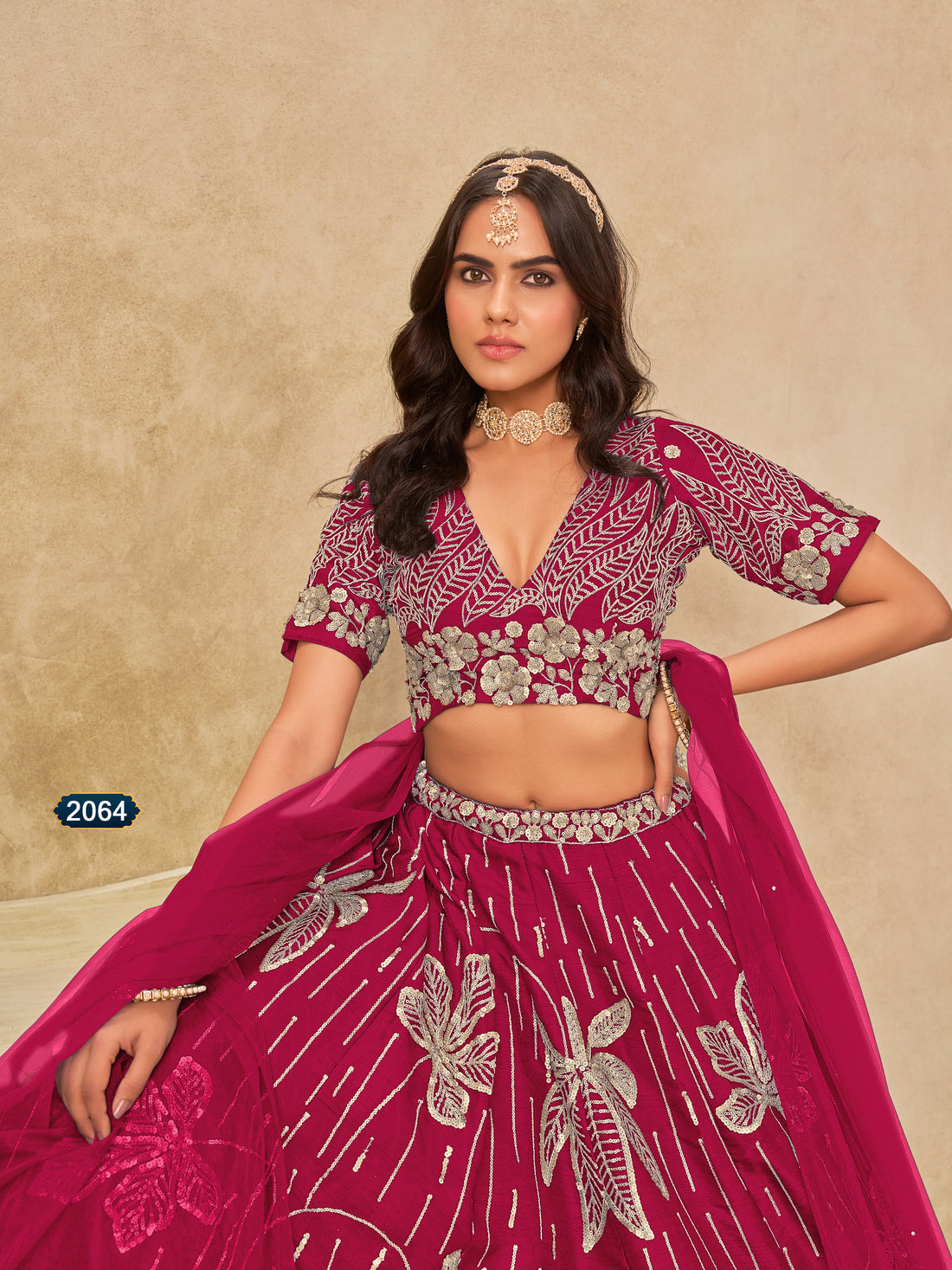 Stylish Pakistani Style Bollywood Festive Wear Art Silk Lehenga Choli  Designer Embroidered Ethnic Dress