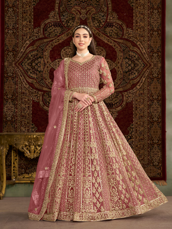 New Pakistani Ethnic Anarkali Gown Indian Bollywood Designer Salwar Kameez Suits