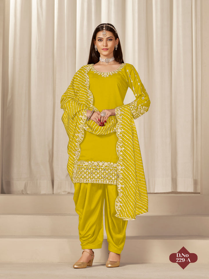 Designer Embroidered Salwar Kameez Set | Patiala Suit for Women | Elegant Indian Ethnic Dress for Festive Wear