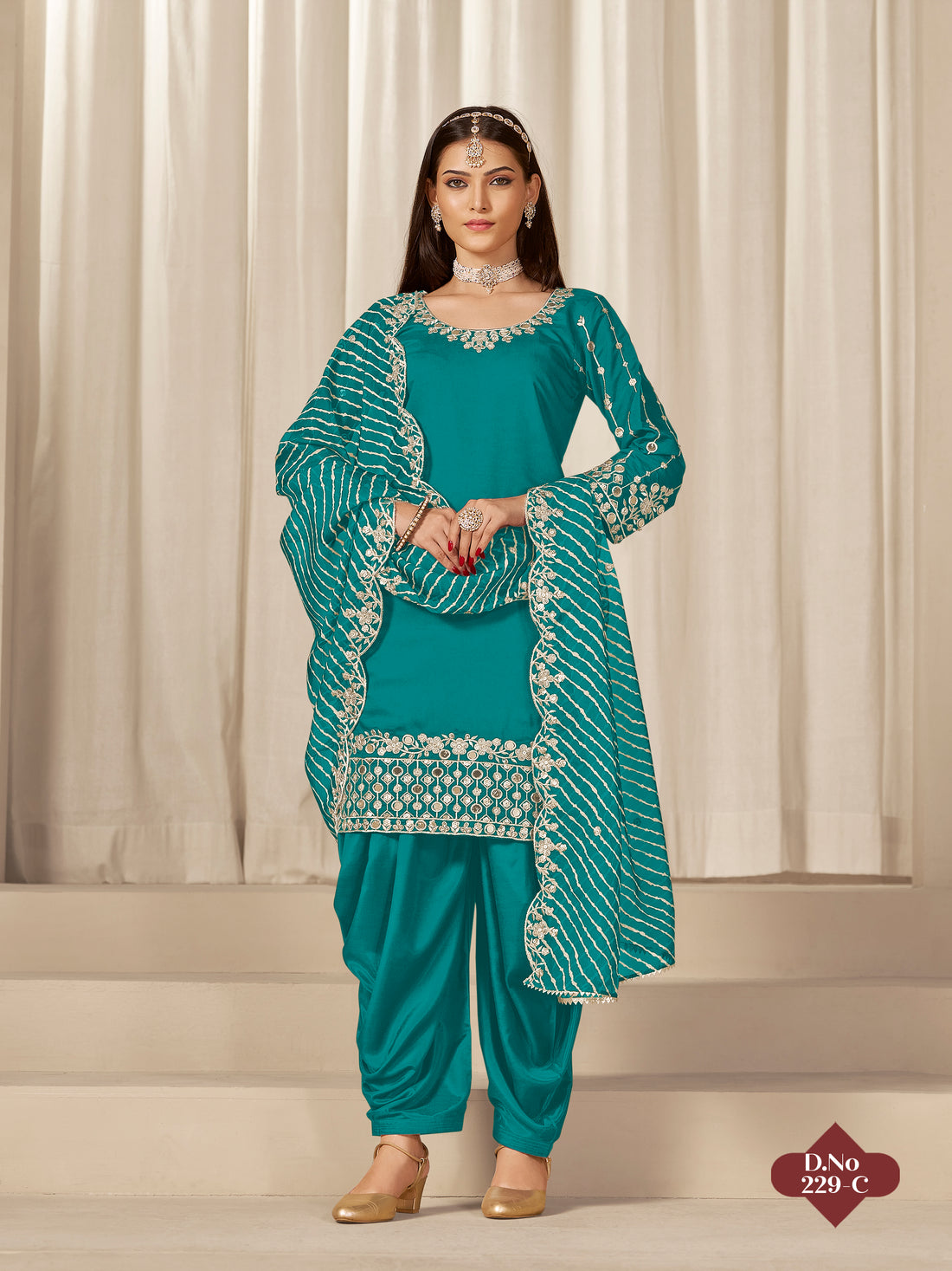 Designer Embroidered Salwar Kameez Set | Patiala Suit for Women | Elegant Indian Ethnic Dress for Festive Wear