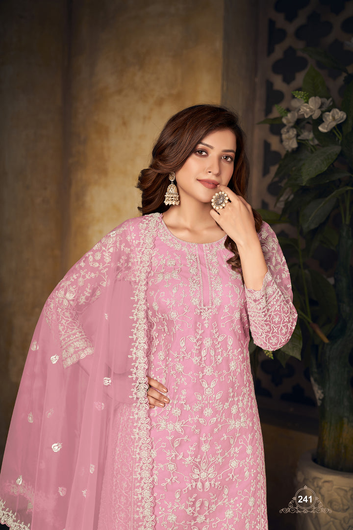 Indian Beautiful Salwar Kameez Dresses Pakistani Style Heavy Worked Plazzo Suits