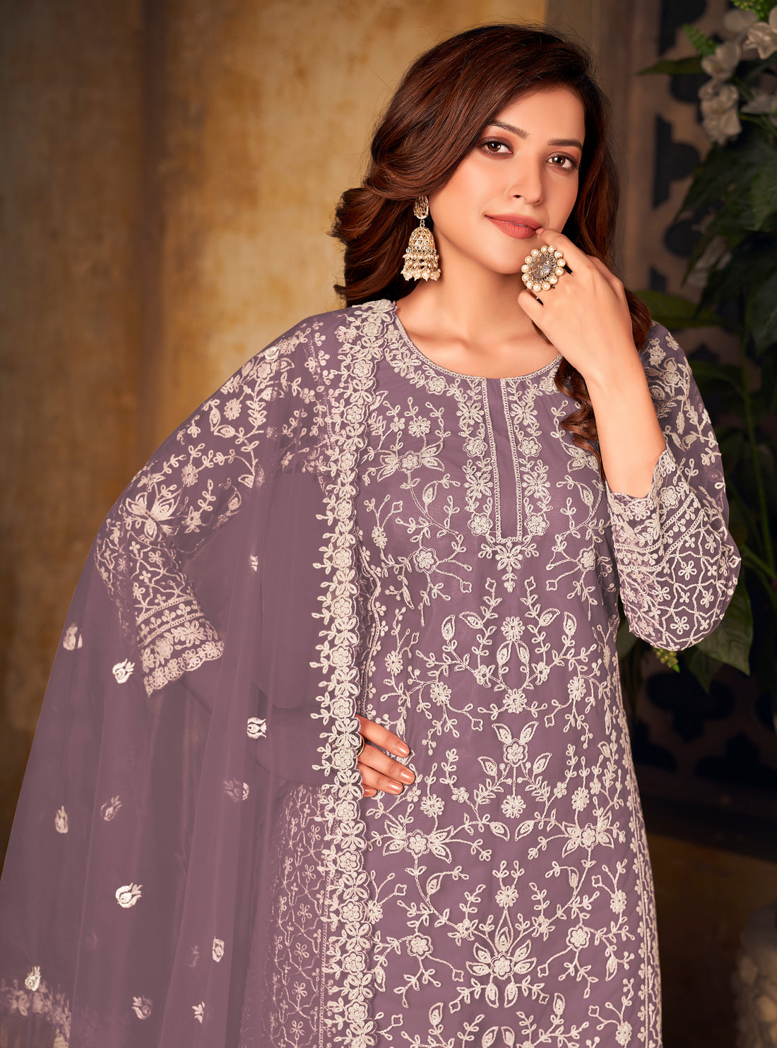 Indian Diwali Party Wear Dresses For Women Ready made Salwar Kameez Palazzo Set