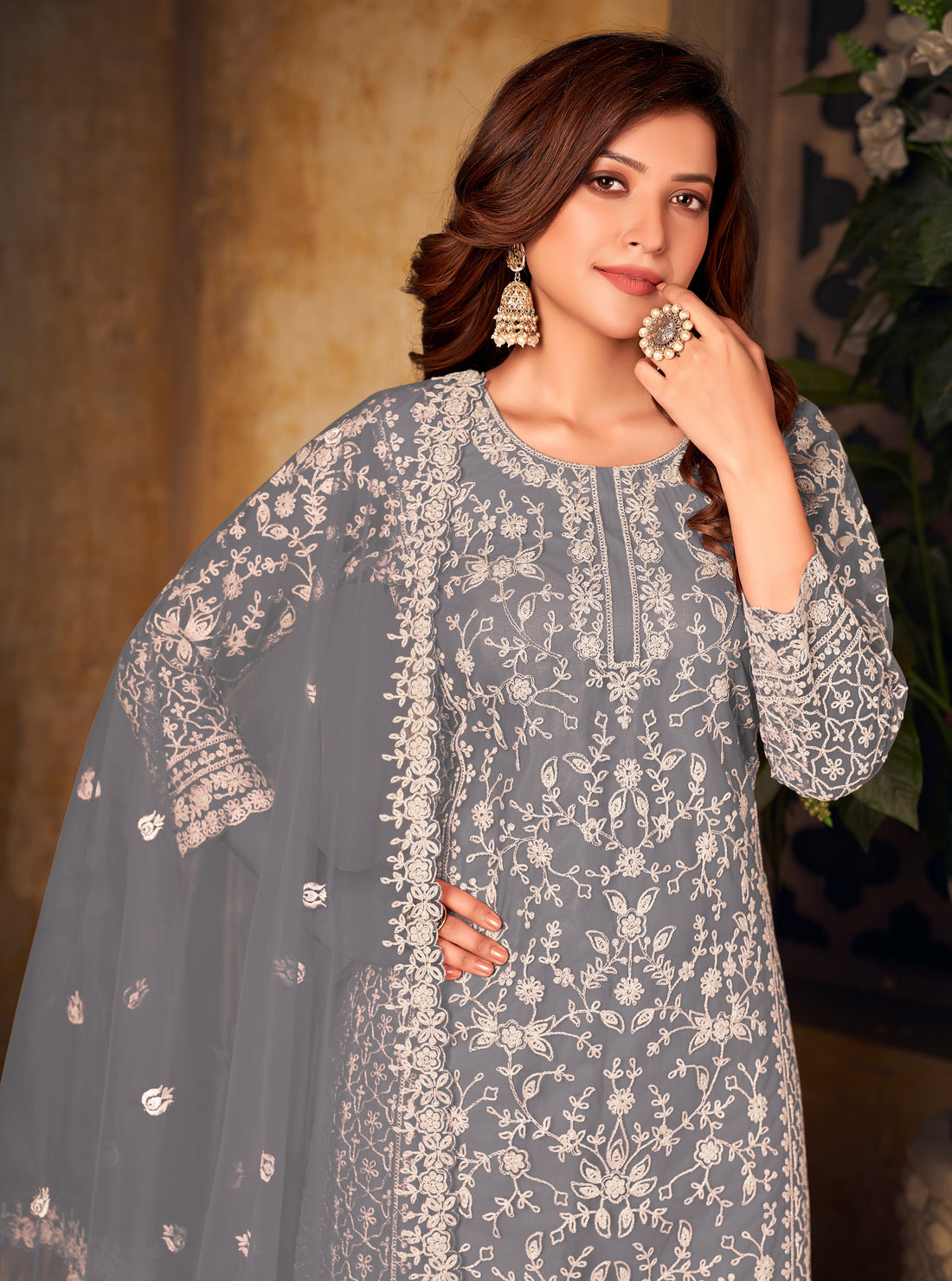 Indian Diwali Party Wear Dresses For Women Ready made Salwar Kameez Palazzo Set