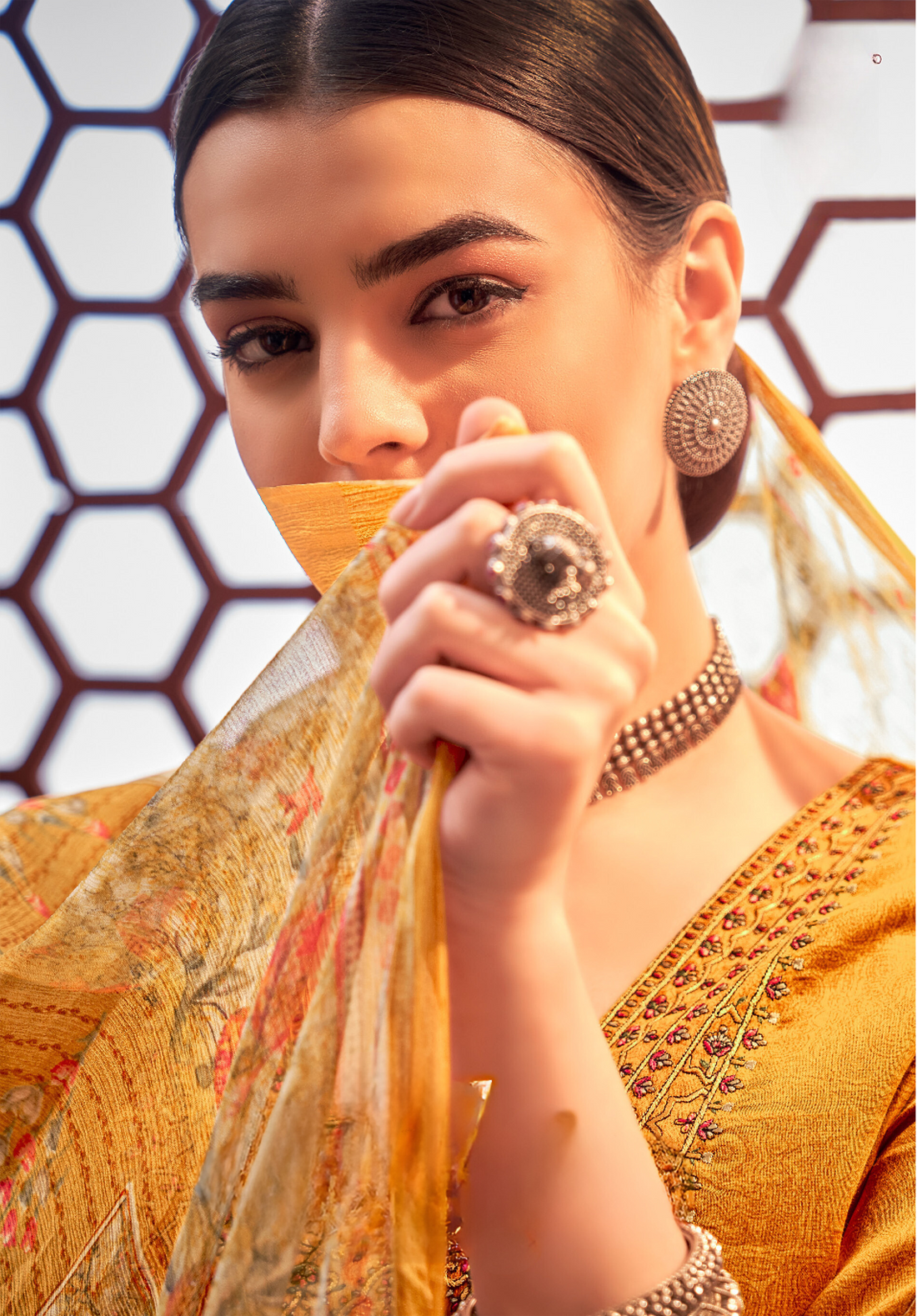 Elegant Ethnic Women's Wear Plazzo Dresses Indian Pakistani Salwar Kameez Suits