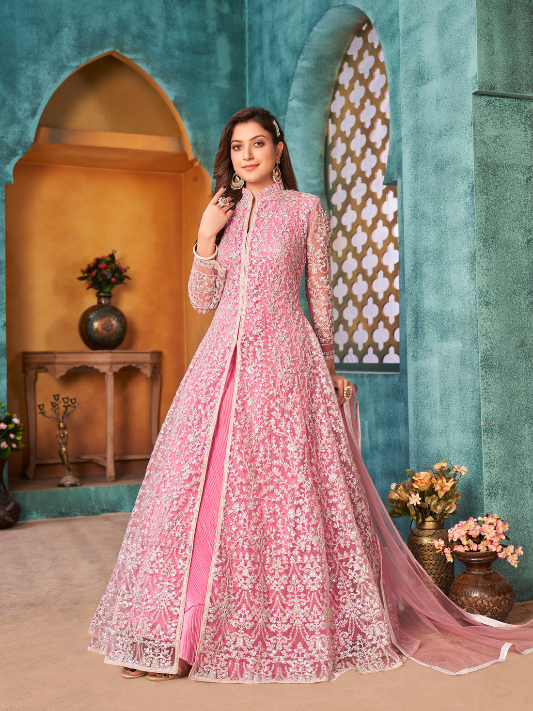 Bollywood Shalwar Kameez Party Wear Gown Dress Anarkali Pakistani Indian Wedding