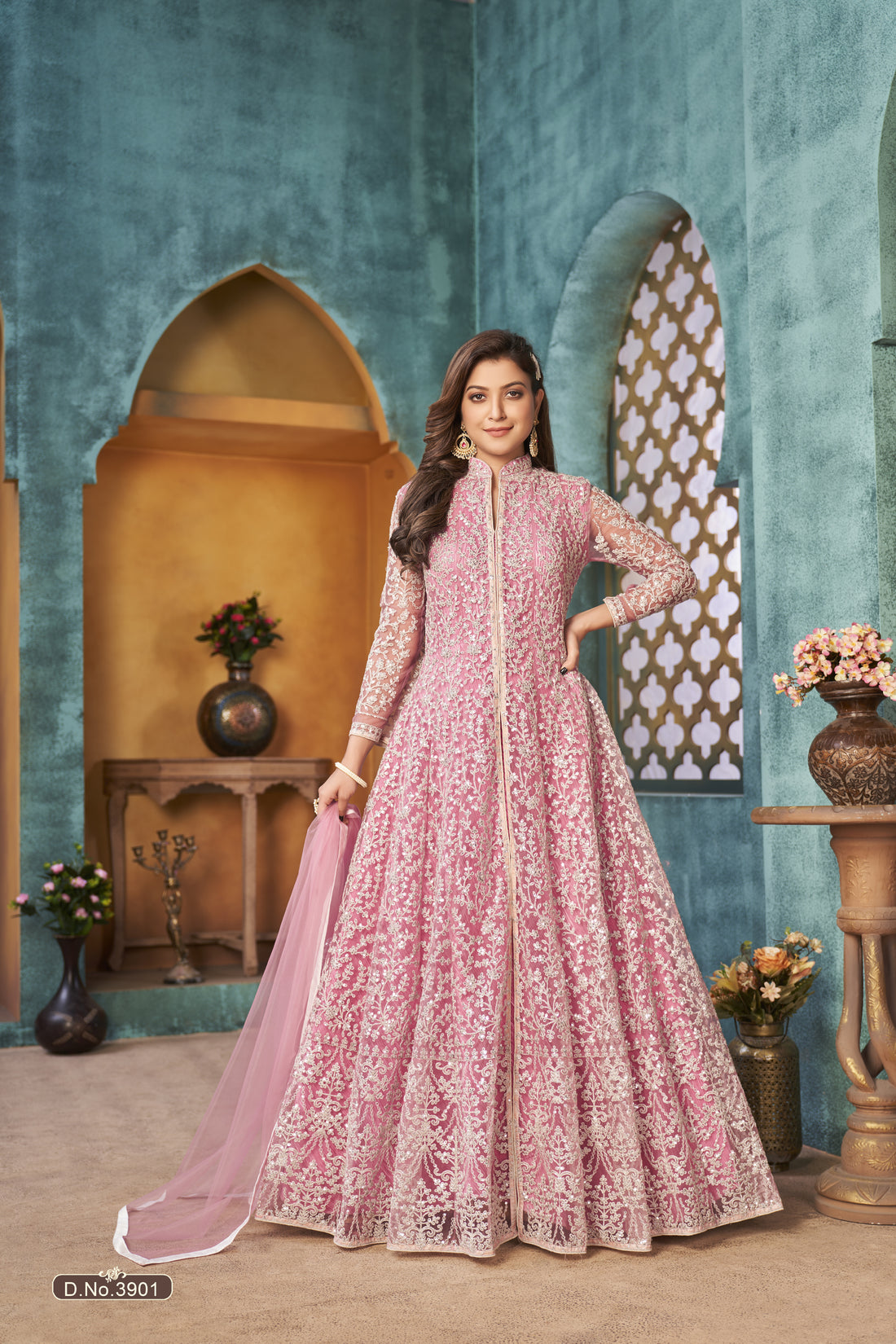 Bollywood Shalwar Kameez Party Wear Gown Dress Anarkali Pakistani Indian Wedding