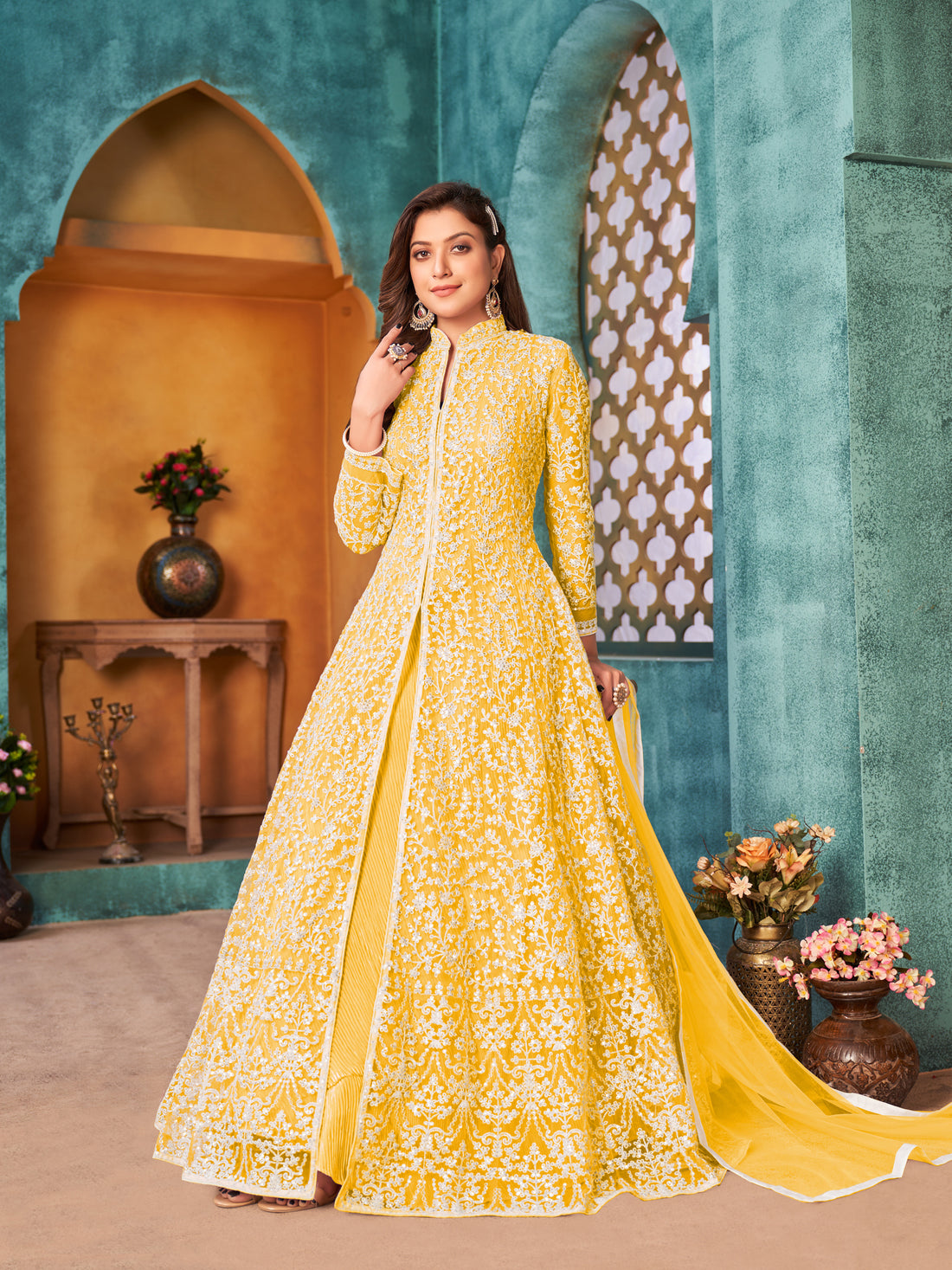 Bollywood Shalwar Kameez Party Wear Gown Dress Anarkali Pakistani Indian Wedding