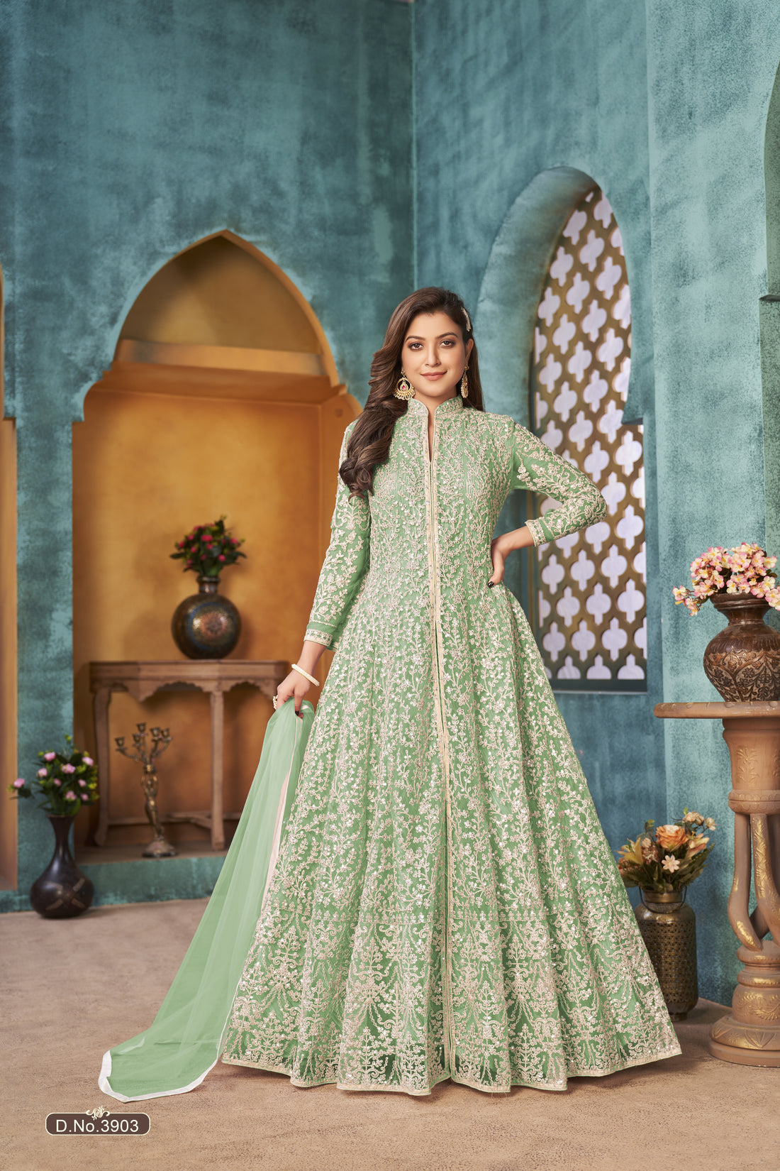 Bollywood Shalwar Kameez Party Wear Gown Dress Anarkali Pakistani Indian Wedding