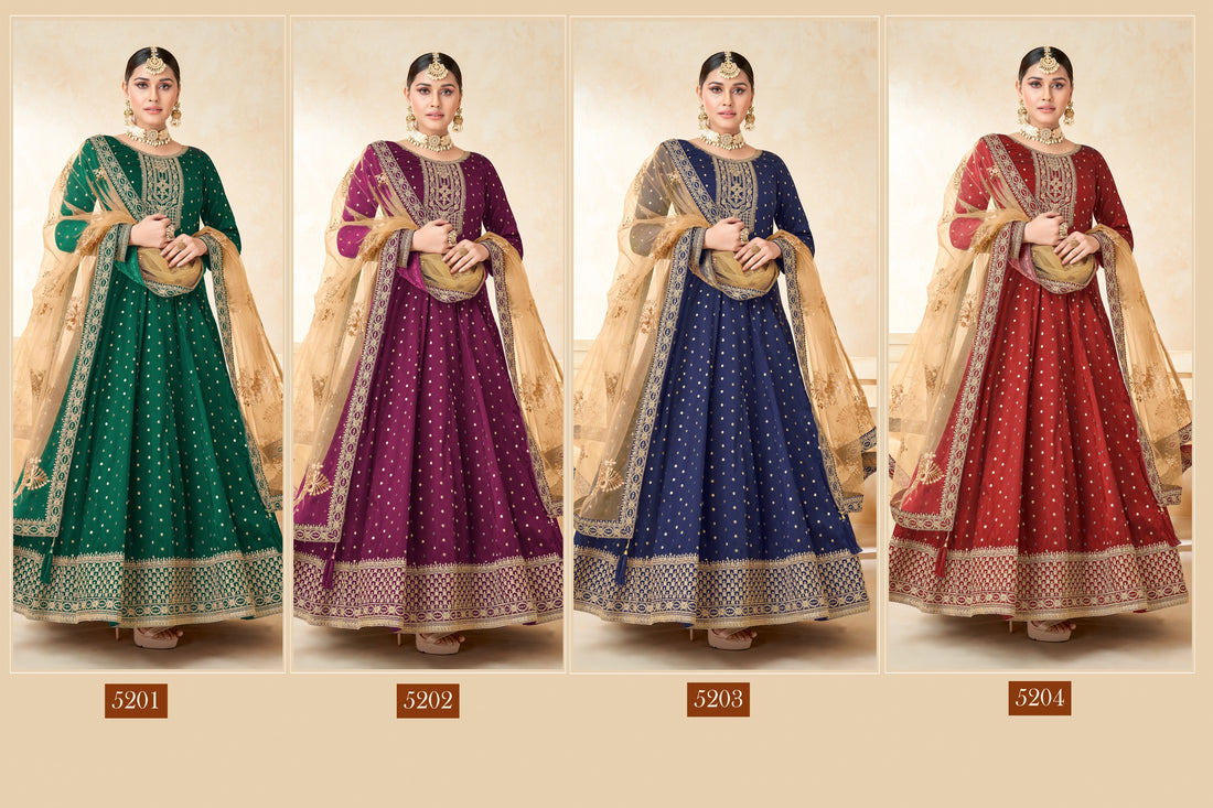 Indian Occasion Special Wedding Wear Salwar Kameez Designer Long Anarkali Suits