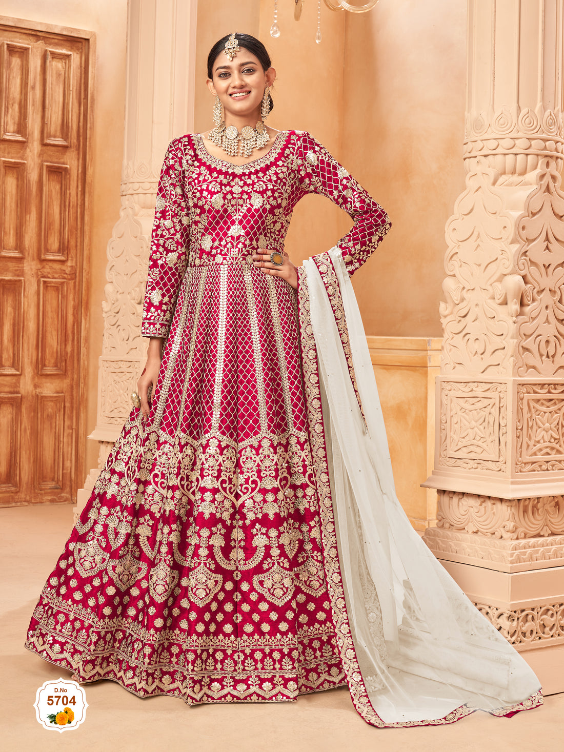 Beautiful Designer Dress Indian Stitched Organza Anarkali Gown Bollywood Wear