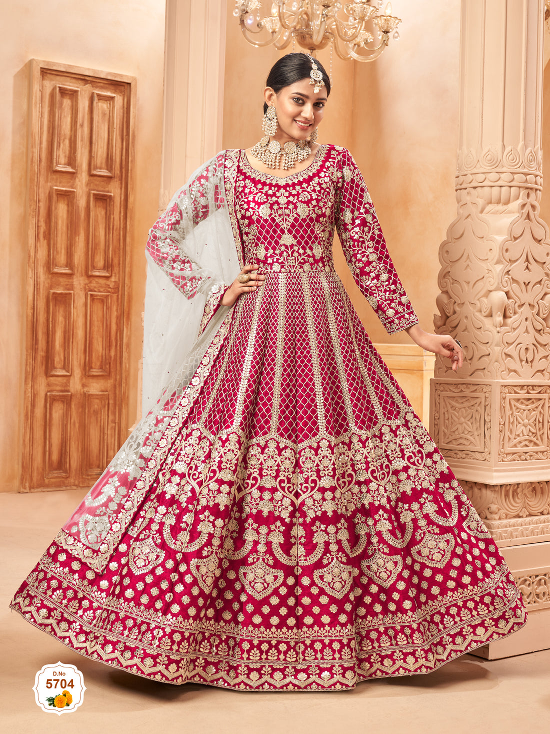 Beautiful Designer Dress Indian Stitched Organza Anarkali Gown Bollywood Wear