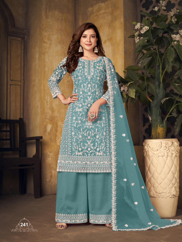 Indian Diwali Party Wear Dresses For Women Ready made Salwar Kameez Palazzo Set