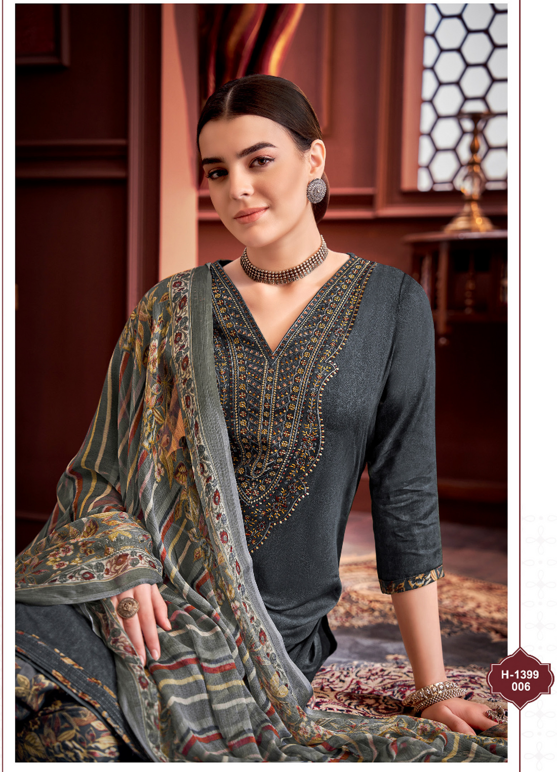 Elegant Ethnic Women's Wear Plazzo Dresses Indian Pakistani Salwar Kameez Suits