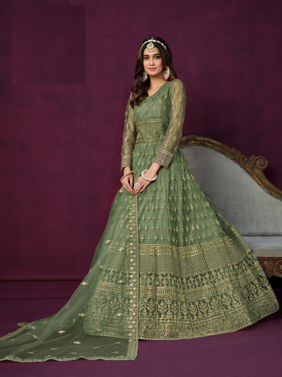 Indian Wedding New Suit Party Anarkali Gown Dress Wear Dress Bollywood Pakistani