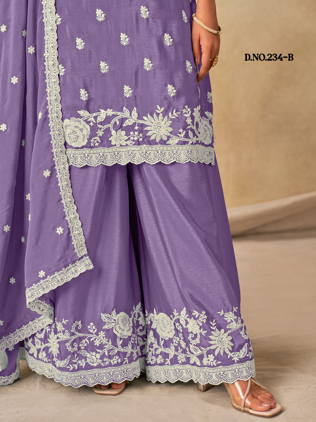 Ethnic Palazzo Salwar Kameez | Pakistani Bollywood Style Outfit with Dupatta | Wedding Party & Festive Wear Dress